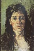 Vincent Van Gogh Head of a Woman with her Hair Loose (nn04) oil painting